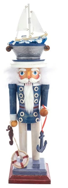 Buy 🛒 Kurt S. Adler, Inc. Kurt Adler 18" Hollywood Sea Captain Nutcracker 🧨
