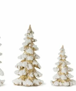 Discount 🎁 Melrose International LLC Tree (Set Of 4) 6.5"H, 9"H, 13.25"H, 18"H Resin 🔔