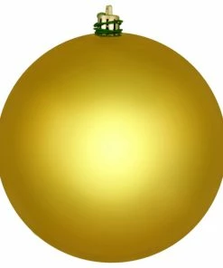 Promo ✨ Vickerman Company Vickerman N592046DSV 8" Medallion Gold Shiny Ball Ornament 🔥