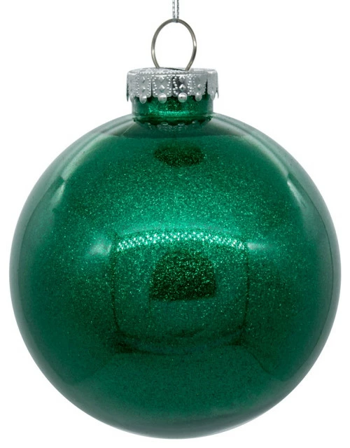 Outlet ✨ Vickerman Company Clear Ornament With Glitter Interior , Seafoam, 6" 😀
