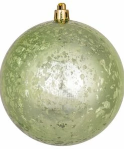 Flash Sale 🔥 Vickerman Company 4" Ball Mercury Finish Shiny Set, Of 6, Celadon 💯