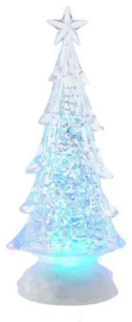 Deals 🥰 Kurt S. Adler, Inc. Kurt Adler 10" Battery-Operated LED Lit Tree With Water Table Piece 🎉