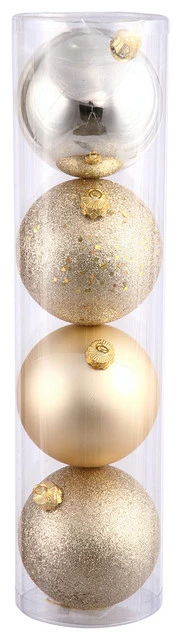 Best Pirce 🛒 Vickerman Company Vickerman Assorted Ball Ornaments, Set Of 24, Champagne 🥰