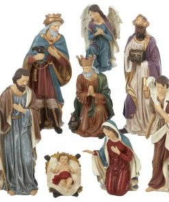 Coupon 🔔 Kurt S. Adler, Inc. 9" Resin Nativity Set Of 8 Pieces 👍