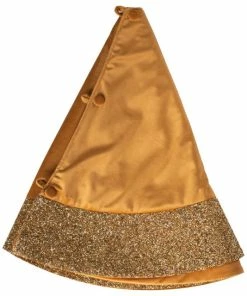 Best Pirce 😍 Sparkles Home Luminous Rhinestone Tree 👗 Skirt - Gold 🎁