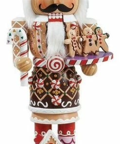 New 🛒 Kurt S. Adler, Inc. 16" Gingerbread Nutcracker ✨