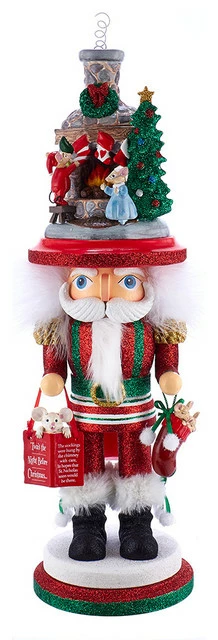 Best deal 👍 Kurt S. Adler, Inc. 17.5" Hollywood Stockings On Fireplace Nutcracker ❤️