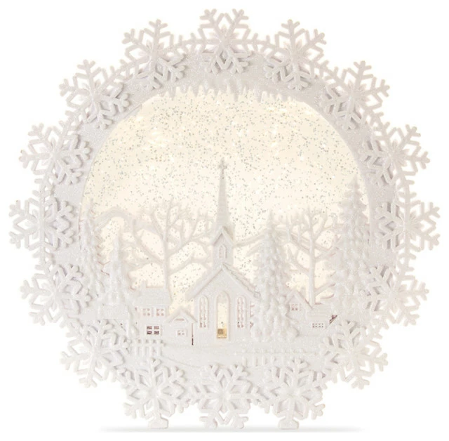 Cheap 🎉 Melrose International LLC Church Scene Snow Globe 12.25"H Plastic 🥰