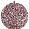 Coupon ⭐ Vickerman Company Beaded Ball Ornament , Multicolor, 4.75" 🤩