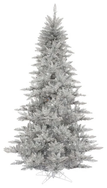 New ⭐ Vickerman Company 3'X25" Tinsel Silver Fir Tree 234T 😍