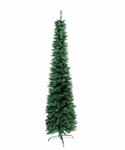 Best Pirce ⌛ Northlight Seasonal 6'x21" Northern Balsam Fir Pencil Artificial 🔔 Christmas Tree, Unlit 🤩