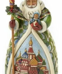 Best deal 🎉 Jim Shore Heartwood Creek "Grandfather Frost" Russian Santa Figurine 7" 😍