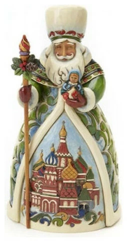 Best deal ๐ Jim Shore Heartwood Creek "Grandfather Frost" Russian Santa Figurine 7" ๐