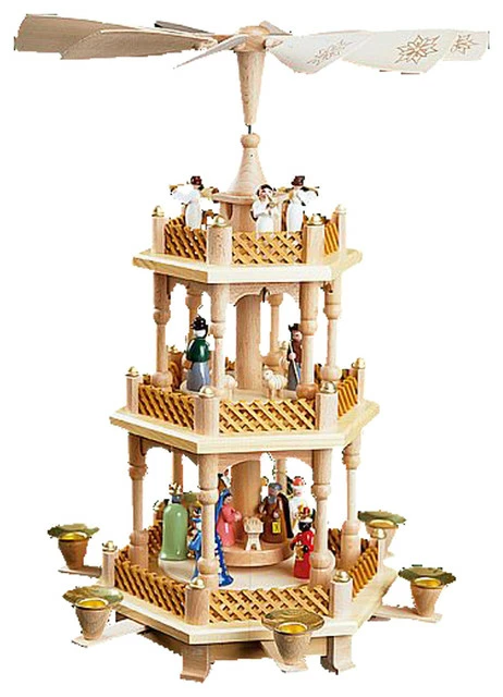 Top 10 🛒 Richard Glaesser Nativity Pyramid With 3 Tiers ❤️