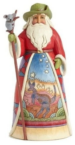 Buy 💯 American Glassware Enesco Figurine, Australia Santa 🎉