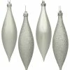 Best reviews of ❤️ Vickerman Company 5.5" Drop 4 Finish Assorted, Set Of 8, Silver 👏
