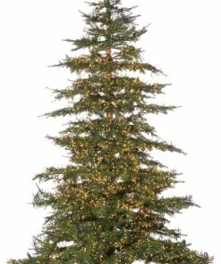 Cheap 😀 Gerson Company Pre-Lit Natural Cut Monaco Pine With LED Micro Lights, 7.5 Foot 🤩